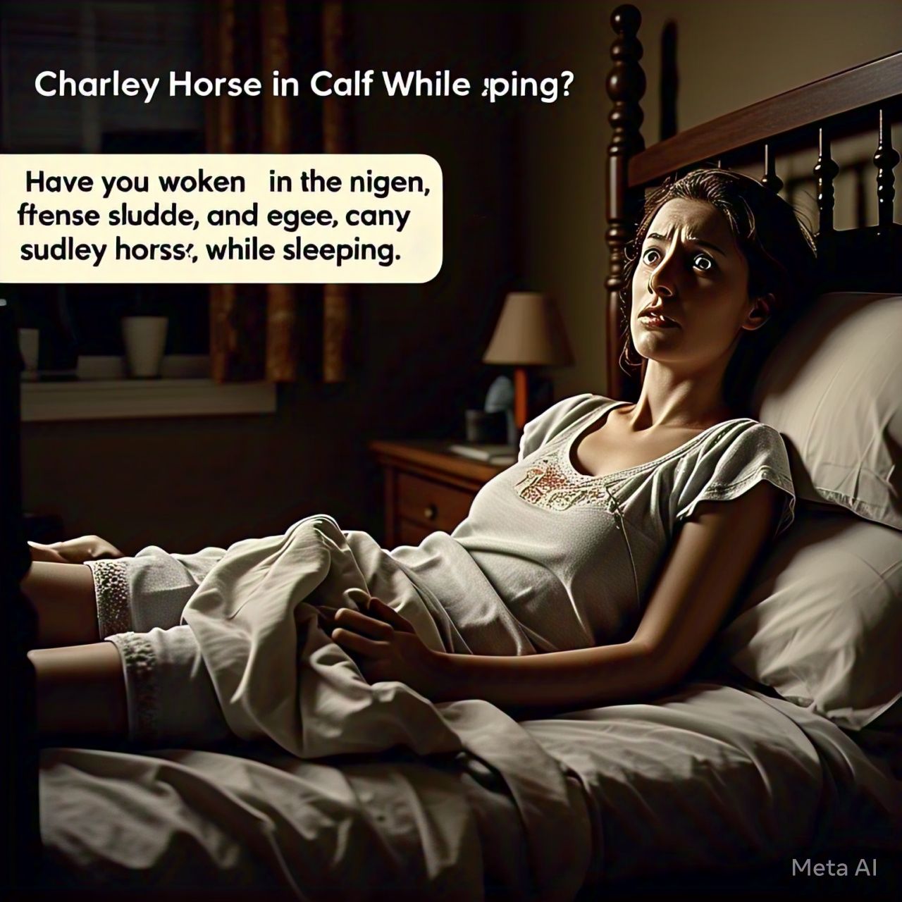 Charley Horse in Calf While Sleeping