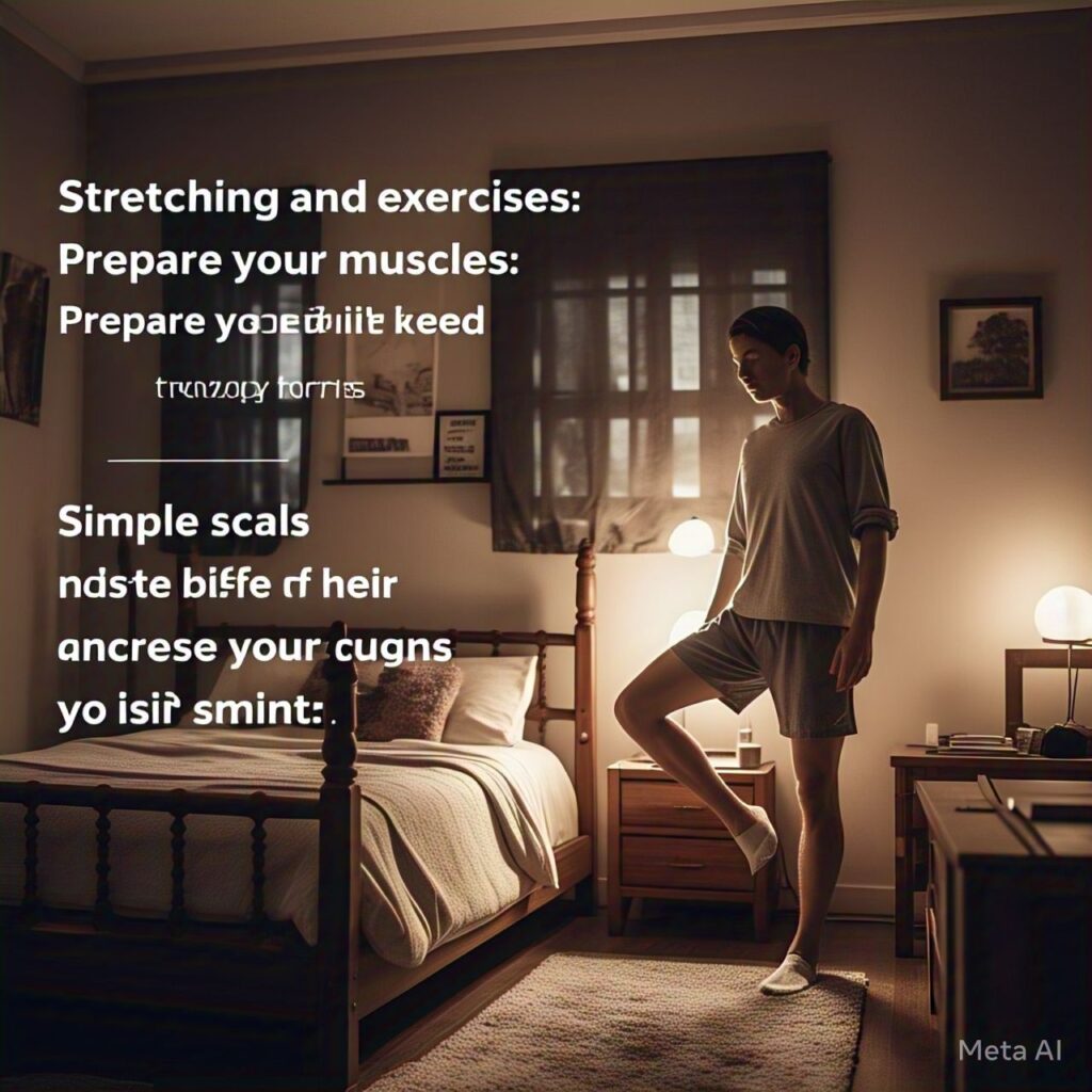 Stretching and strengthening exercises: Prepare your muscles