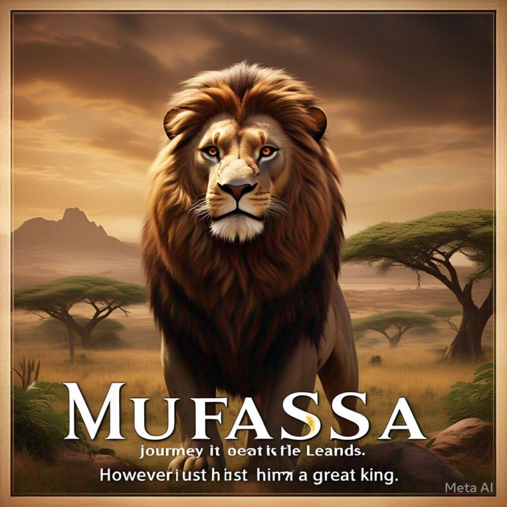 Mufasa's journey to becoming king is a tale of destiny and leadership.