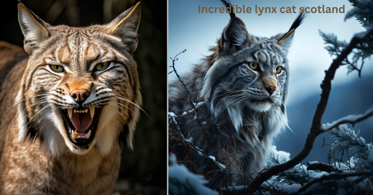 Incredible lynx cat scotland